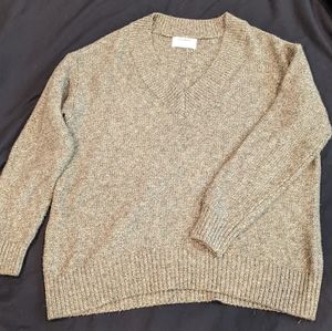 Old Navy - Soft Vneck Slouch Sweater - Green